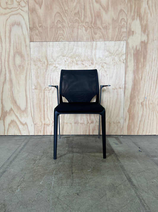 Vitra MedaSlim Office Chair Mesh Back with Chrome Arms