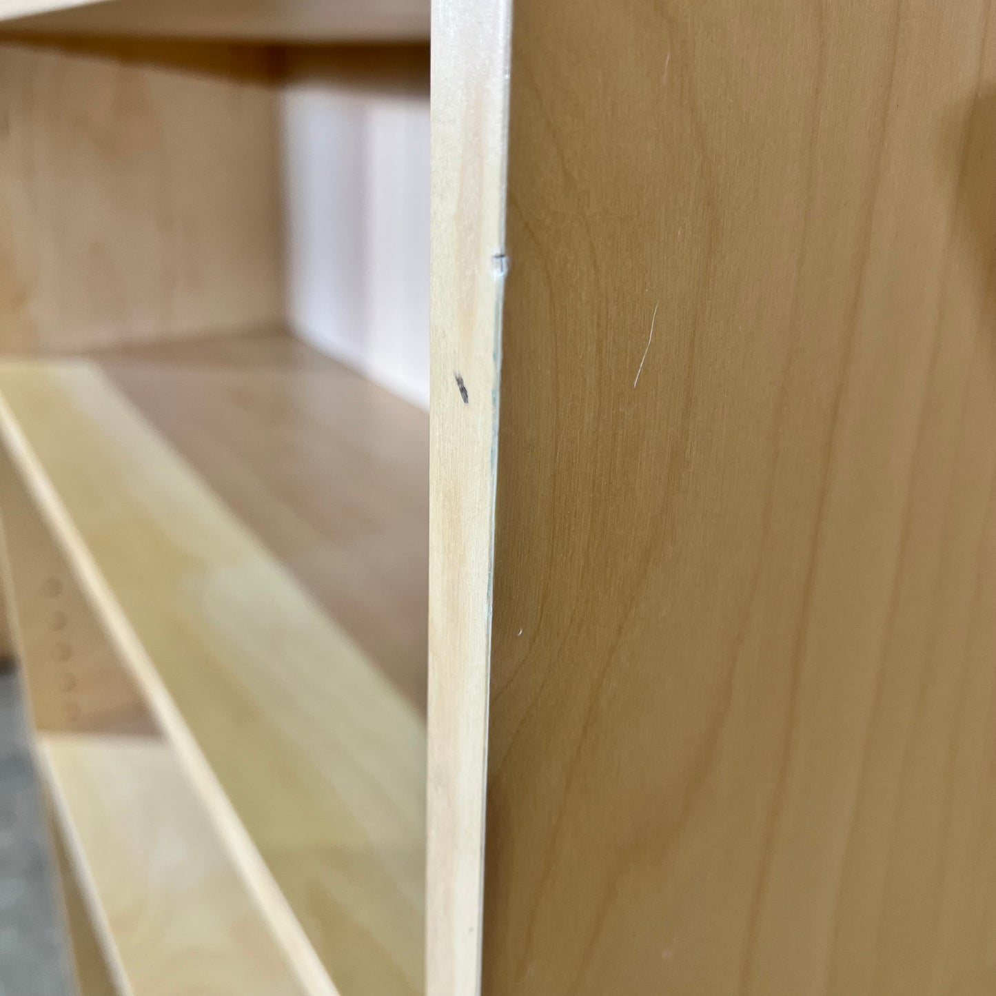 Light Ash 6 Shelf Bookshelf