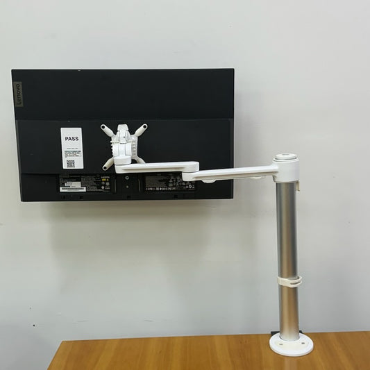 C.ME Single Monitor Arm with Lenovo ThinkVision T24i-30 23.8-inch FHD Monitor