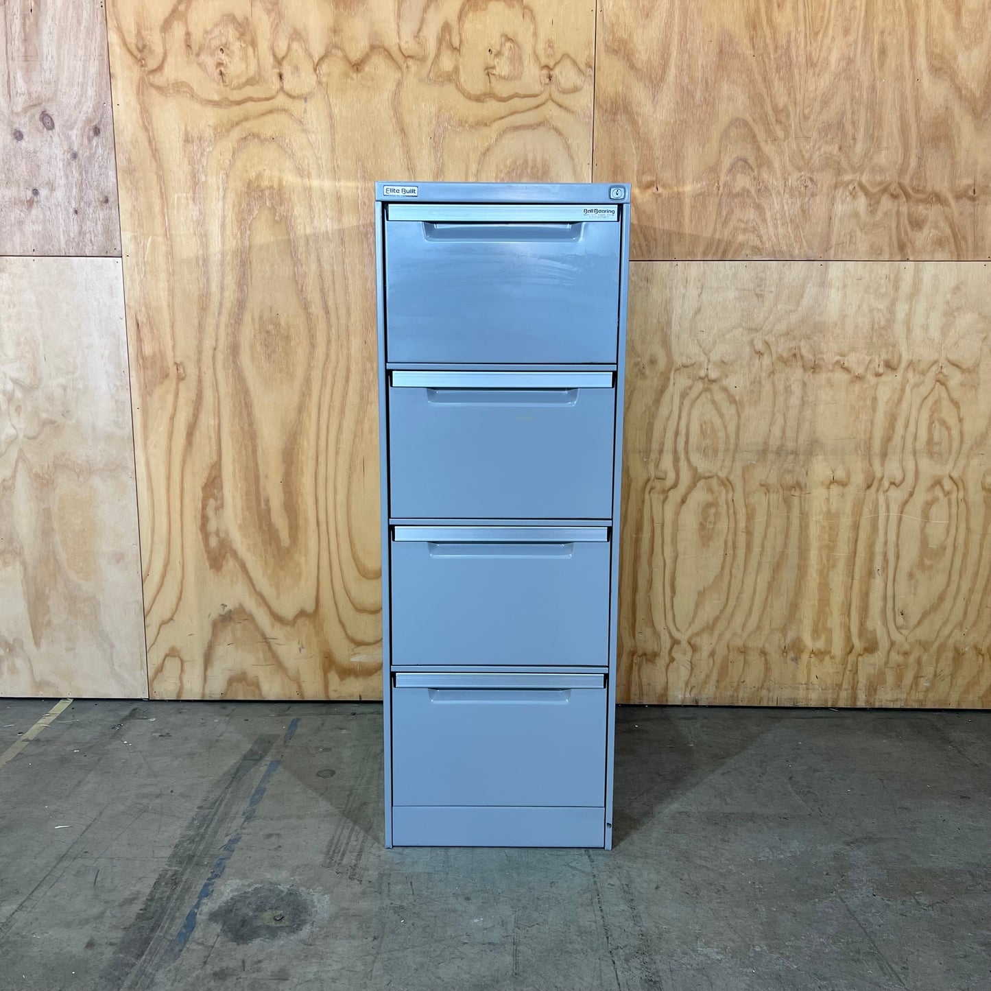 Light Grey Metal Filing Cabinet