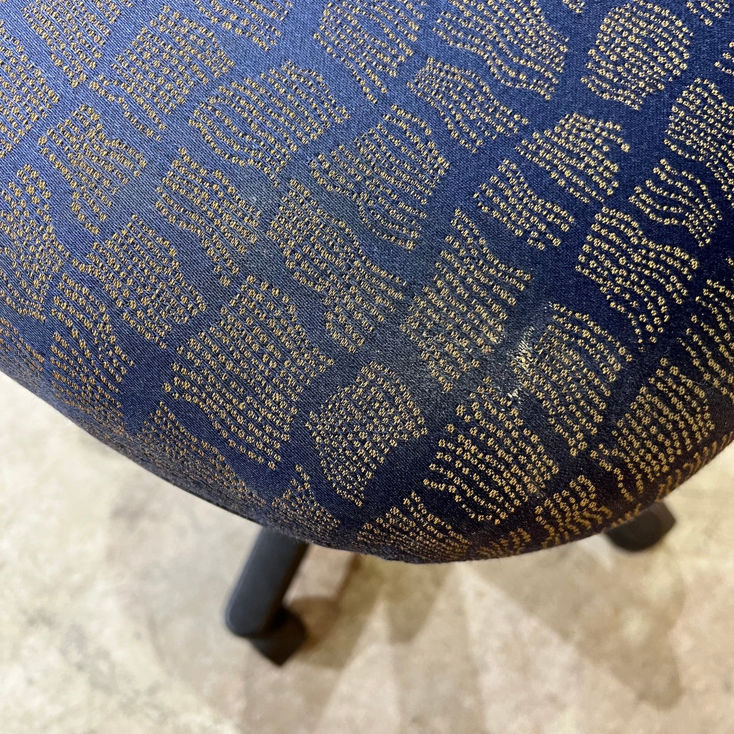Blue Patterned Task Chair