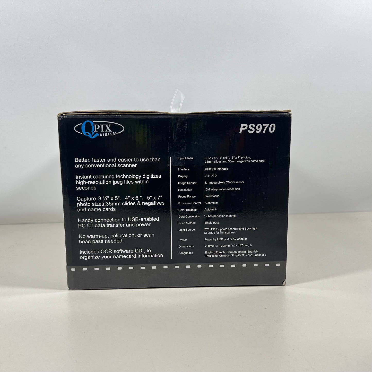 QPIX 4-in-1 Photo Standalone Film and Print Scanner