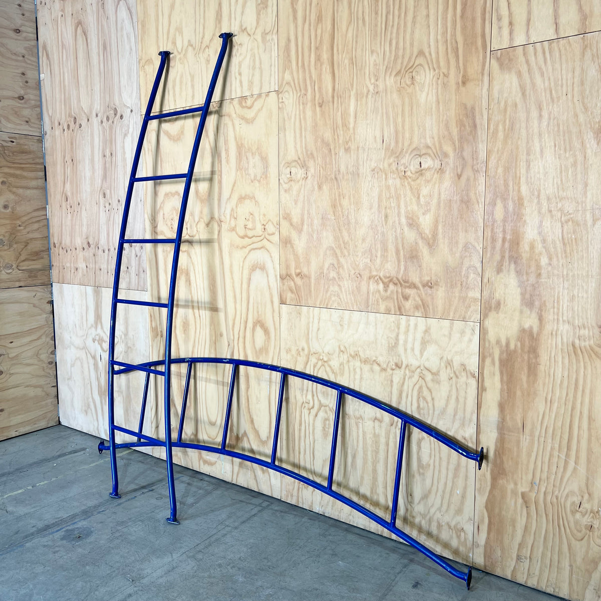 Set of Blue Metal Playground Bridge Sides