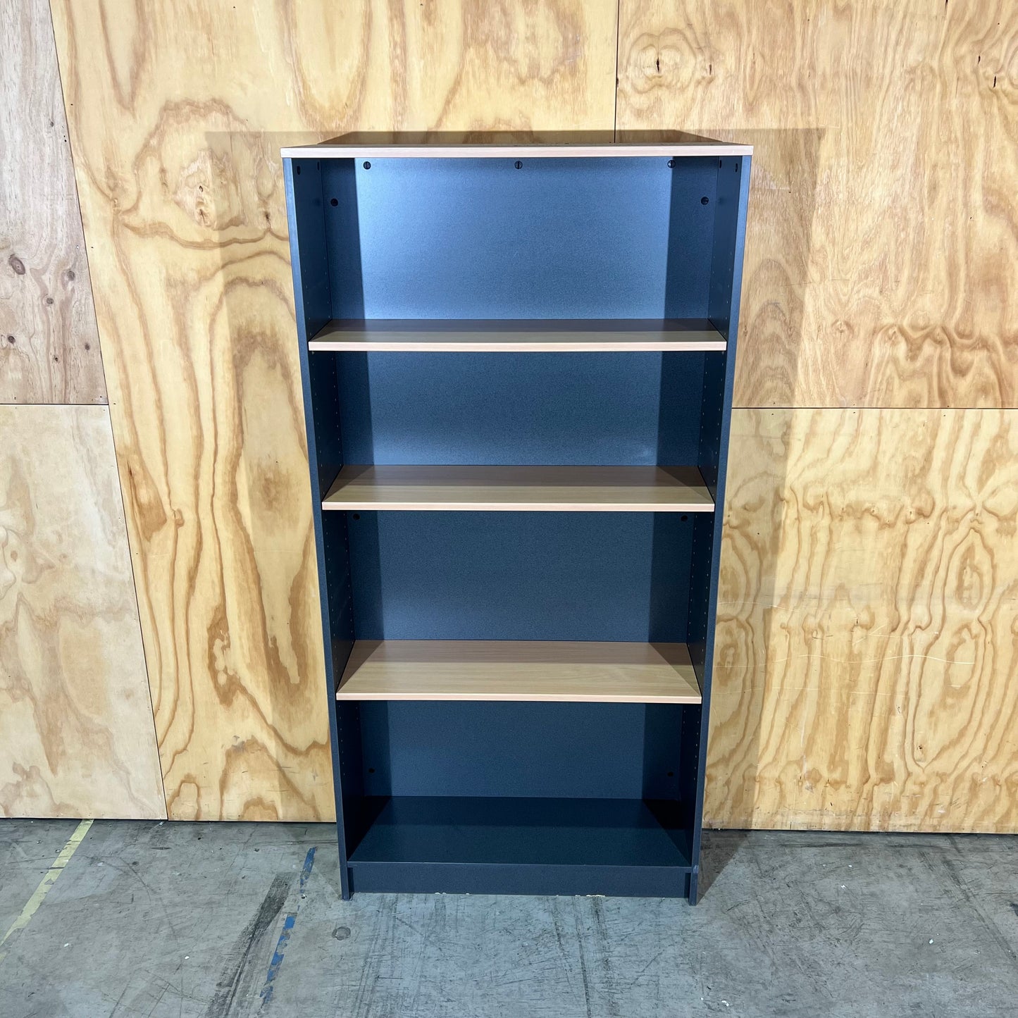 Ash & Slate Veneer Bookshelf