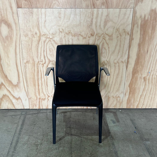 Vitra MedaSlim Office Chair Mesh Back with Chrome Arms