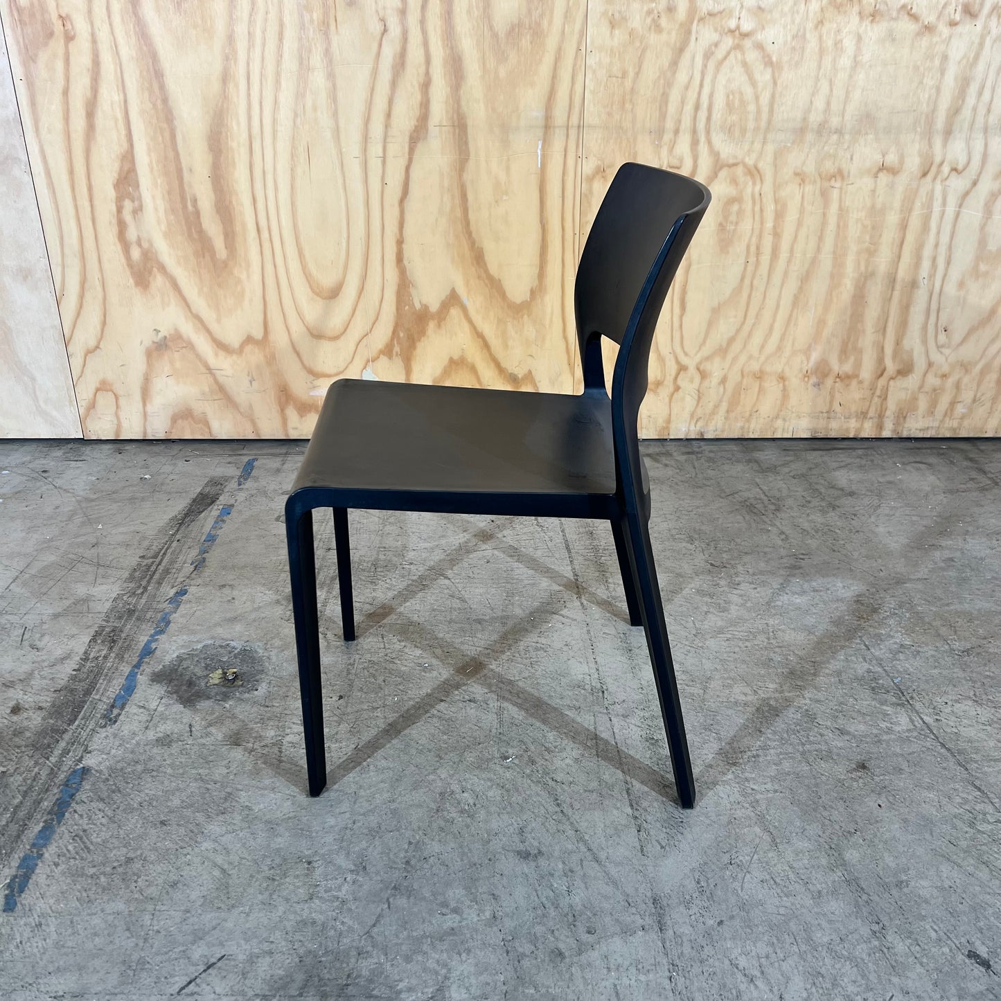 Charcoal Outdoor Stackable Chair