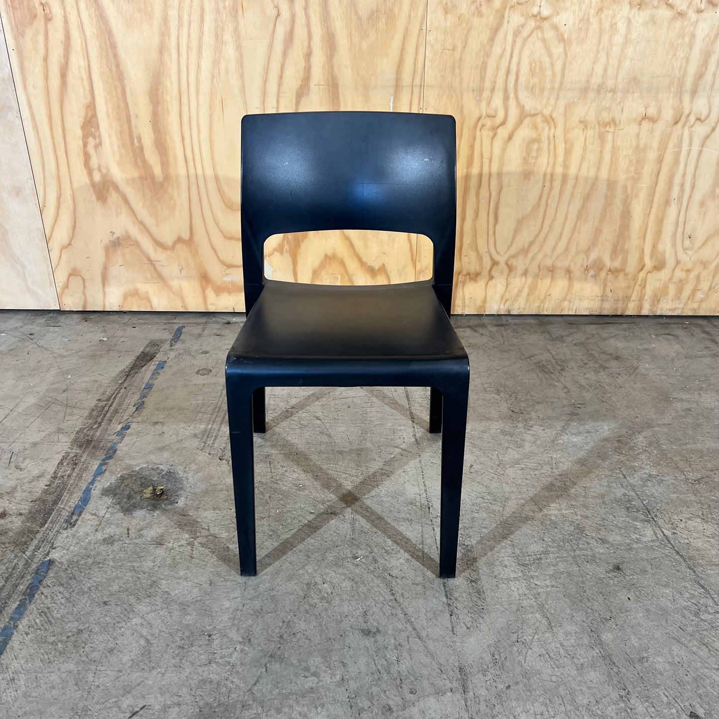 Charcoal Outdoor Stackable Chair