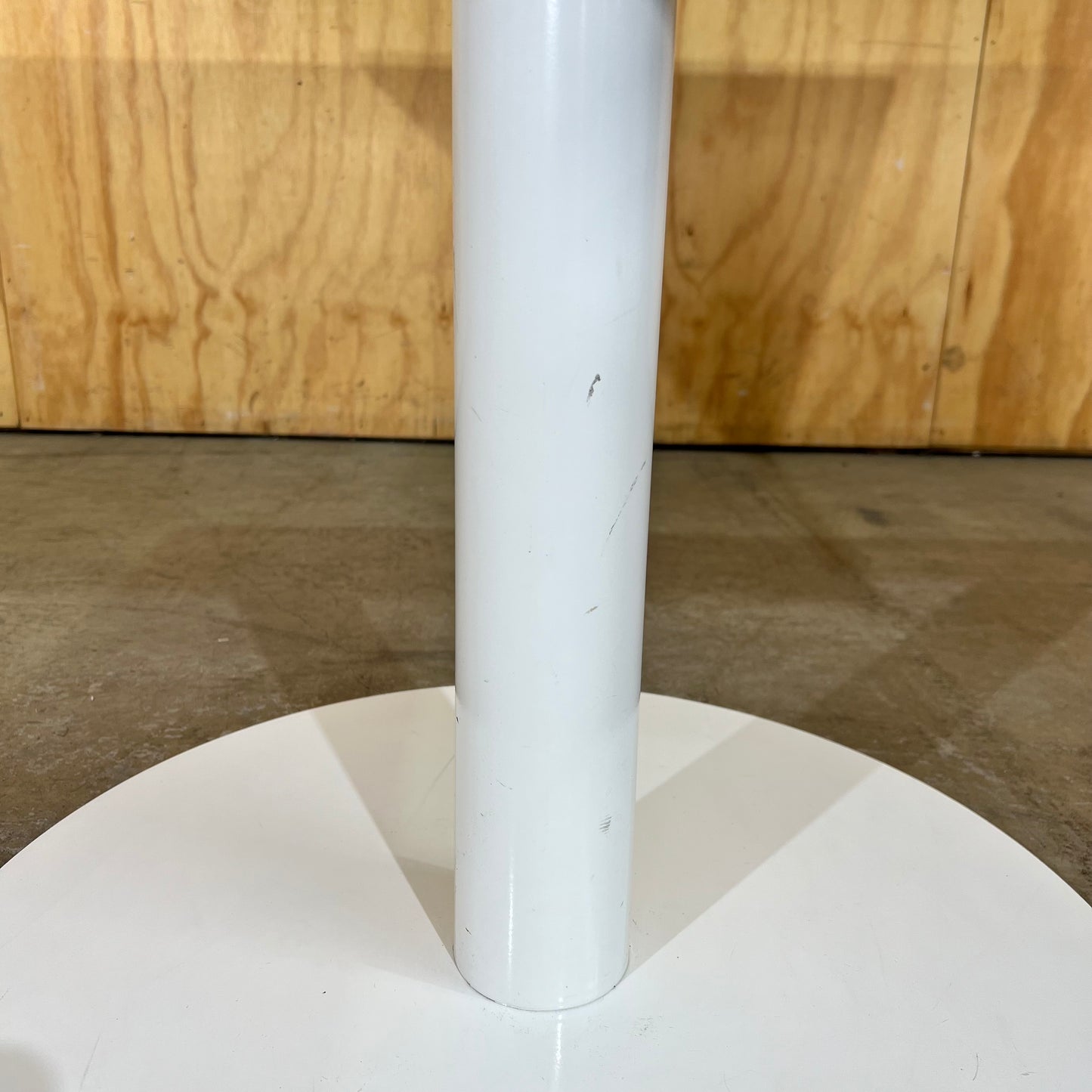 Square Table in White Laminate