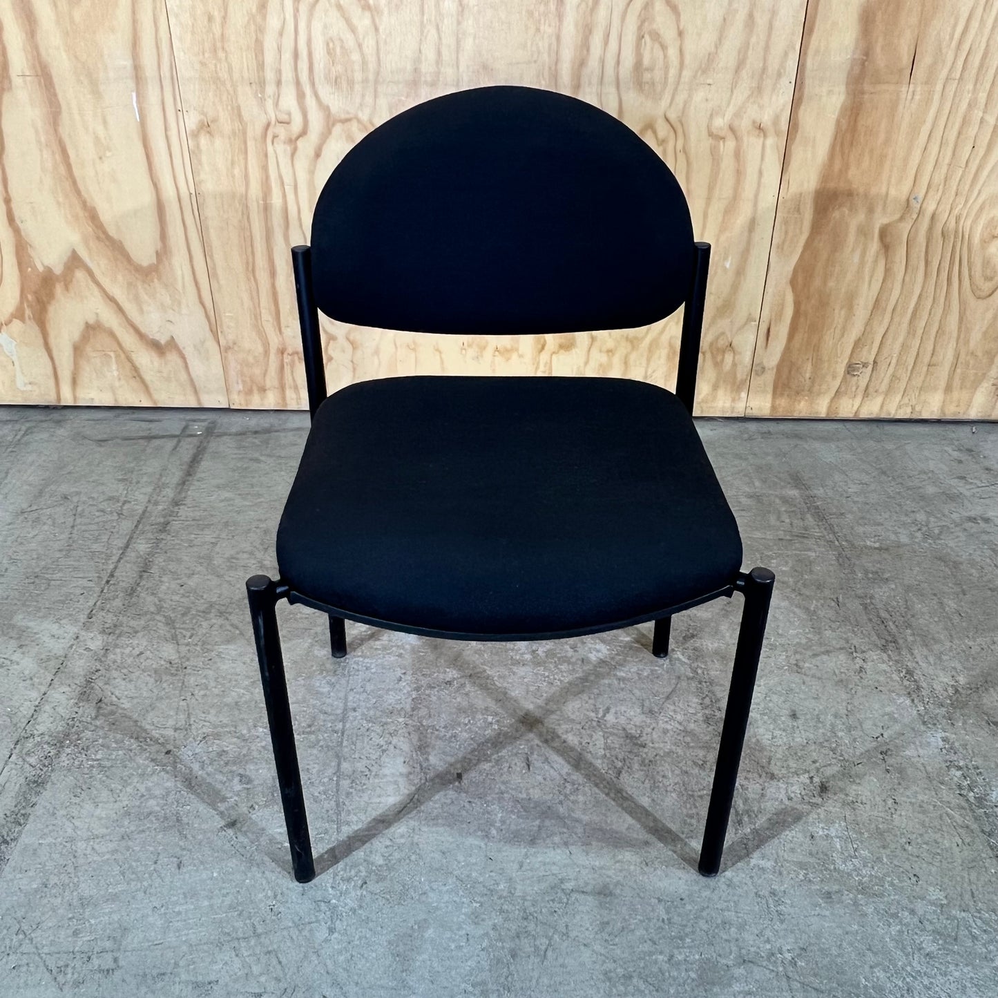 Black Fabric Visitor Chair
