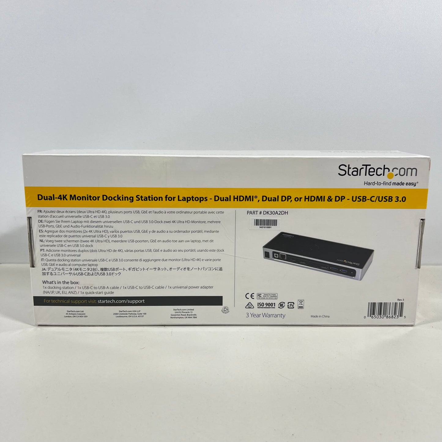 StarTech Dual 4K Dock - Mac and Windows - USB-A & USB-C - DP & HDMI (NEW)