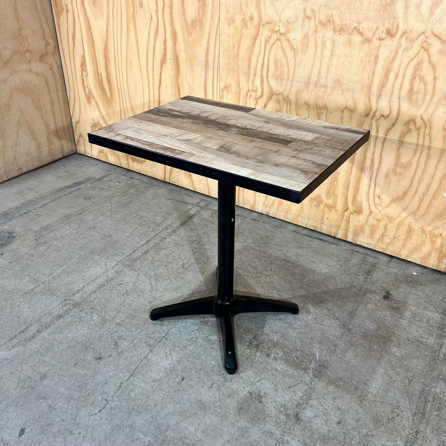Reclaimed Wood Look Bistro Table