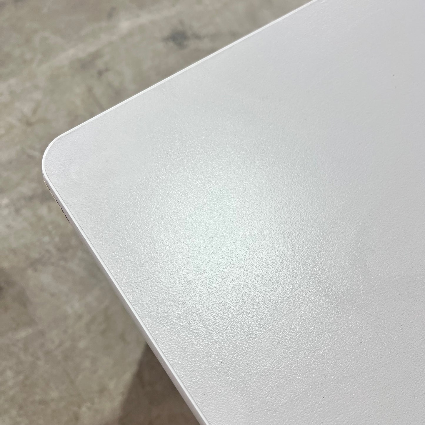 Light Grey Desk with Modesty Screen