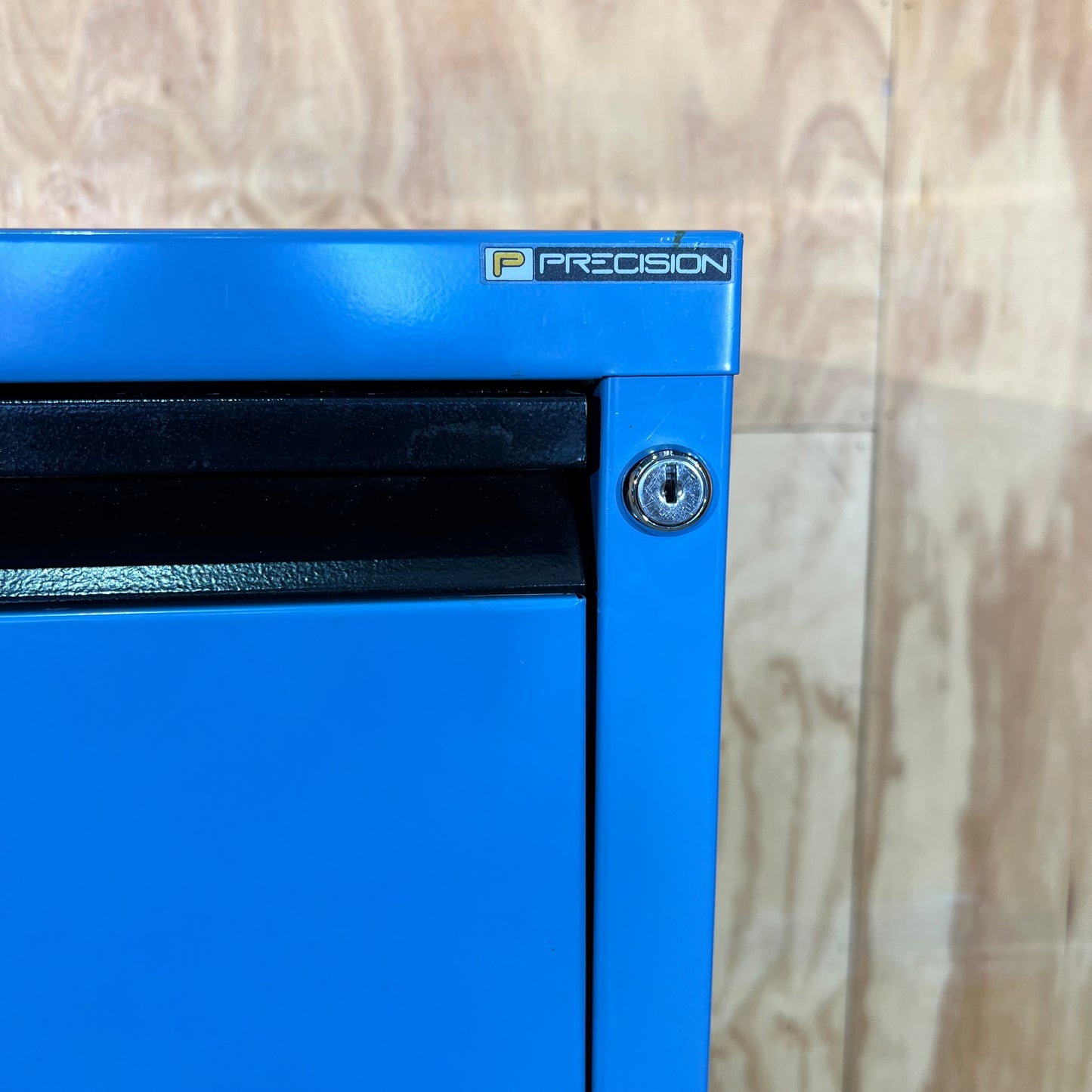 Precision Blue 4-Drawer Filing Cabinet