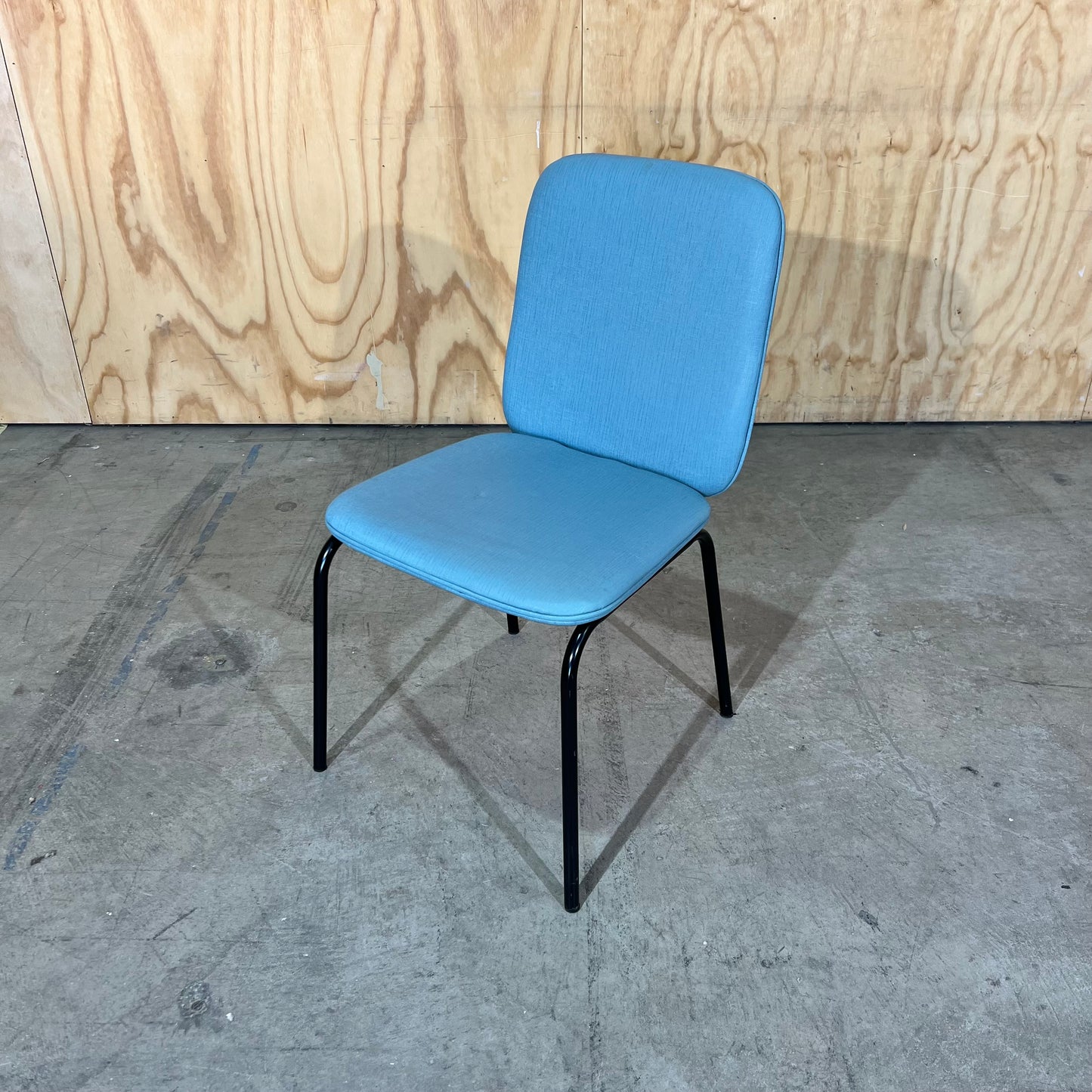 Blue Vinyl Wrap Chairs