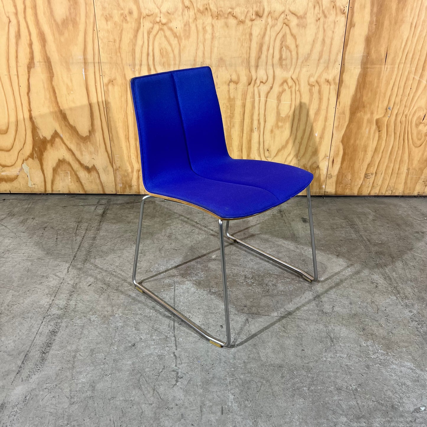 Schamburg Alvisse Miles Side Chair in Blue