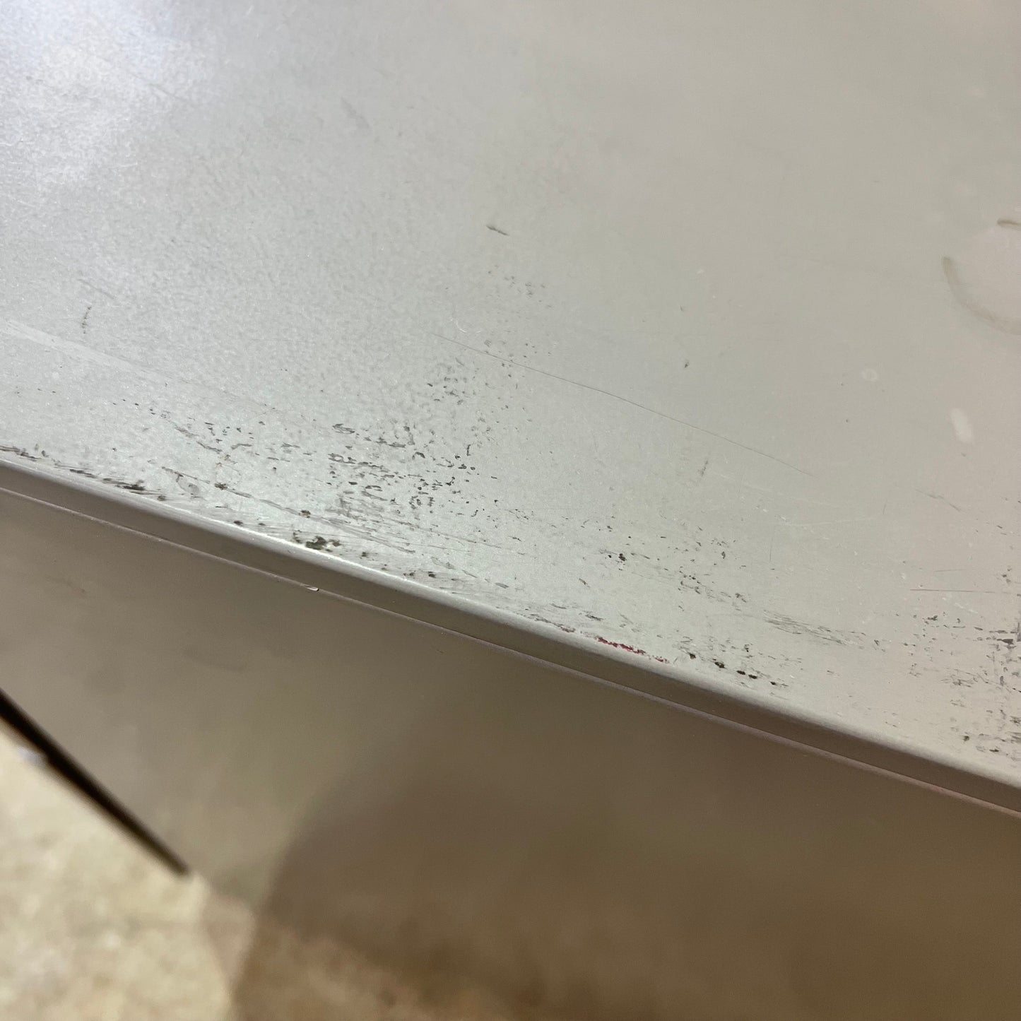 Silver 3-Drawer Pedestal
