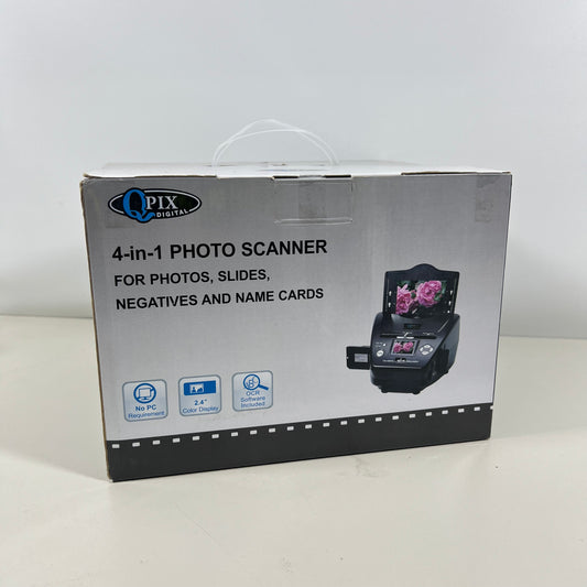 QPIX 4-in-1 Photo Standalone Film and Print Scanner