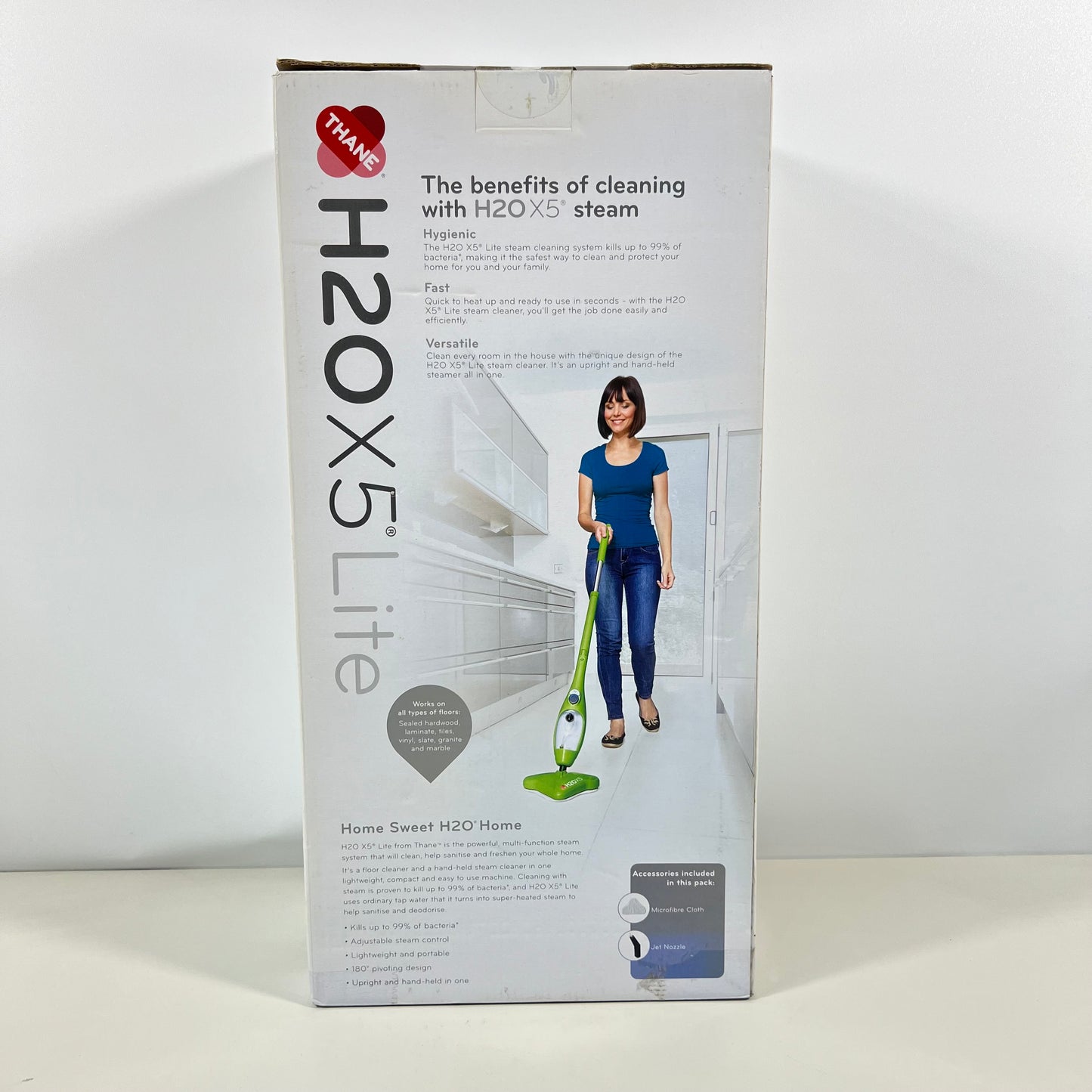 H2O X5 Lite Steam Mop Cleaner