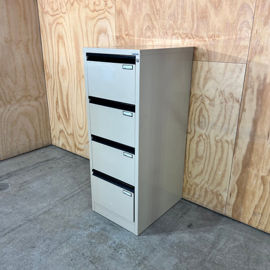 Precision Beige 4-Drawer Filing Cabinet