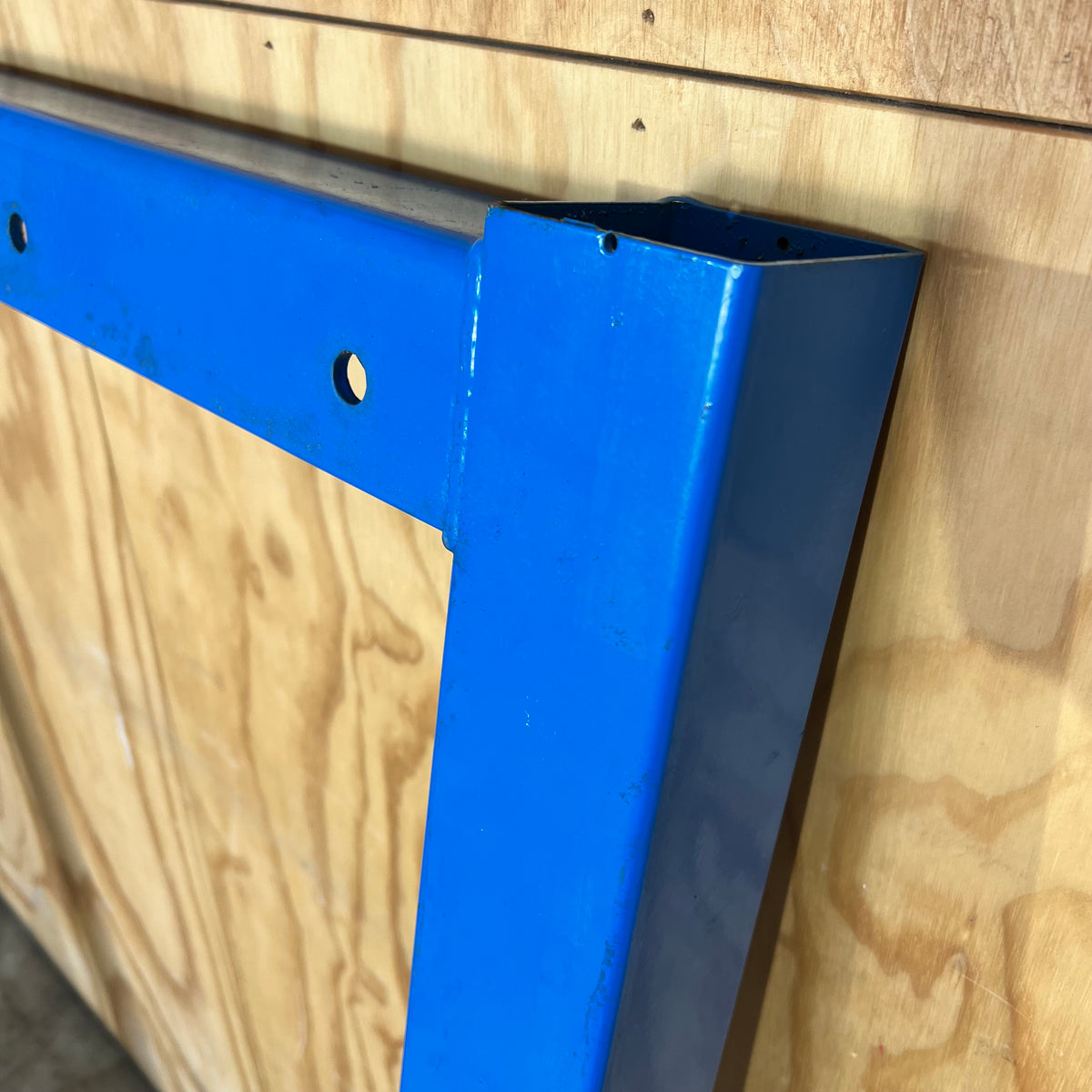 Set of Blue Metal Playground Posts
