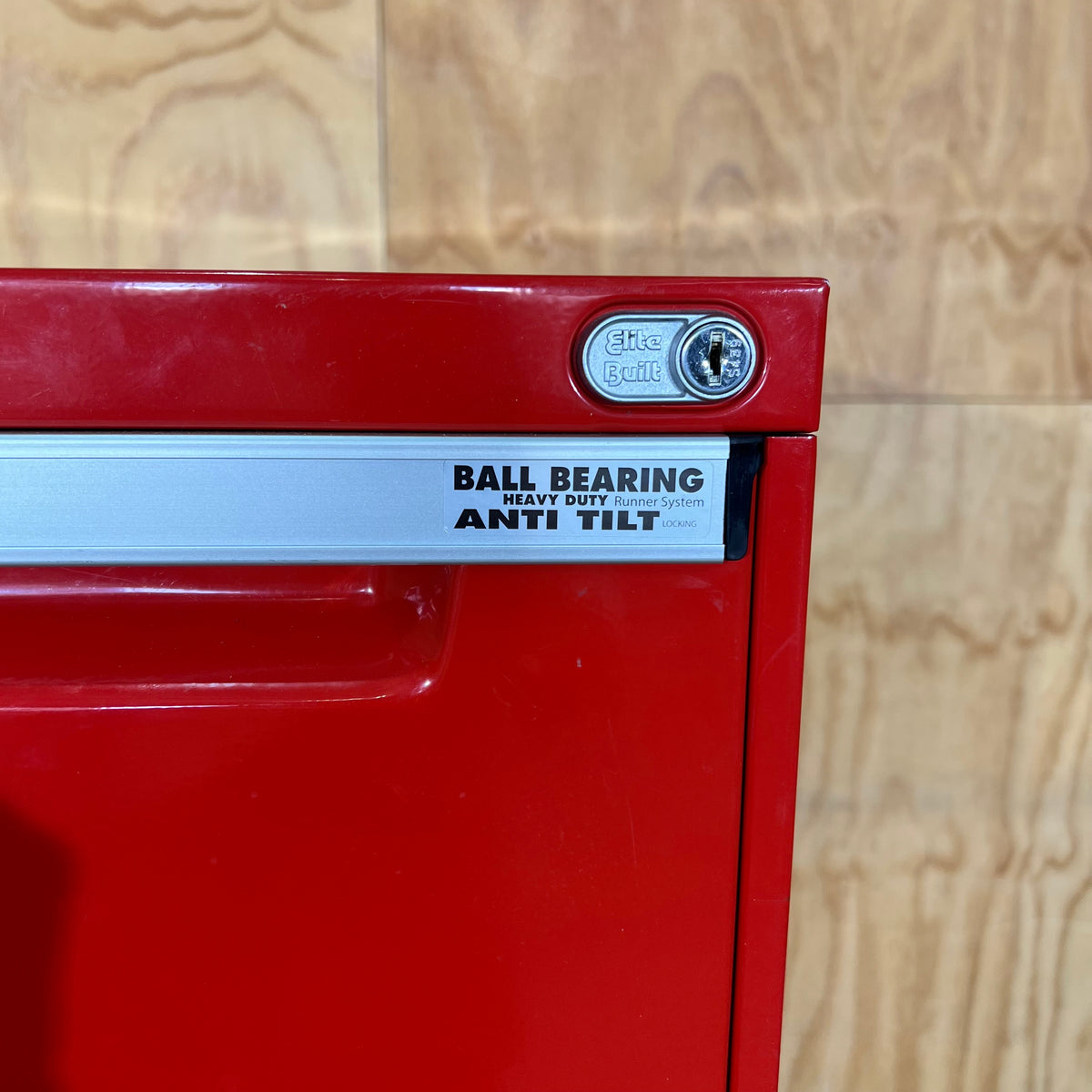 EliteBuilt Red Four Drawer Filing Cabinet