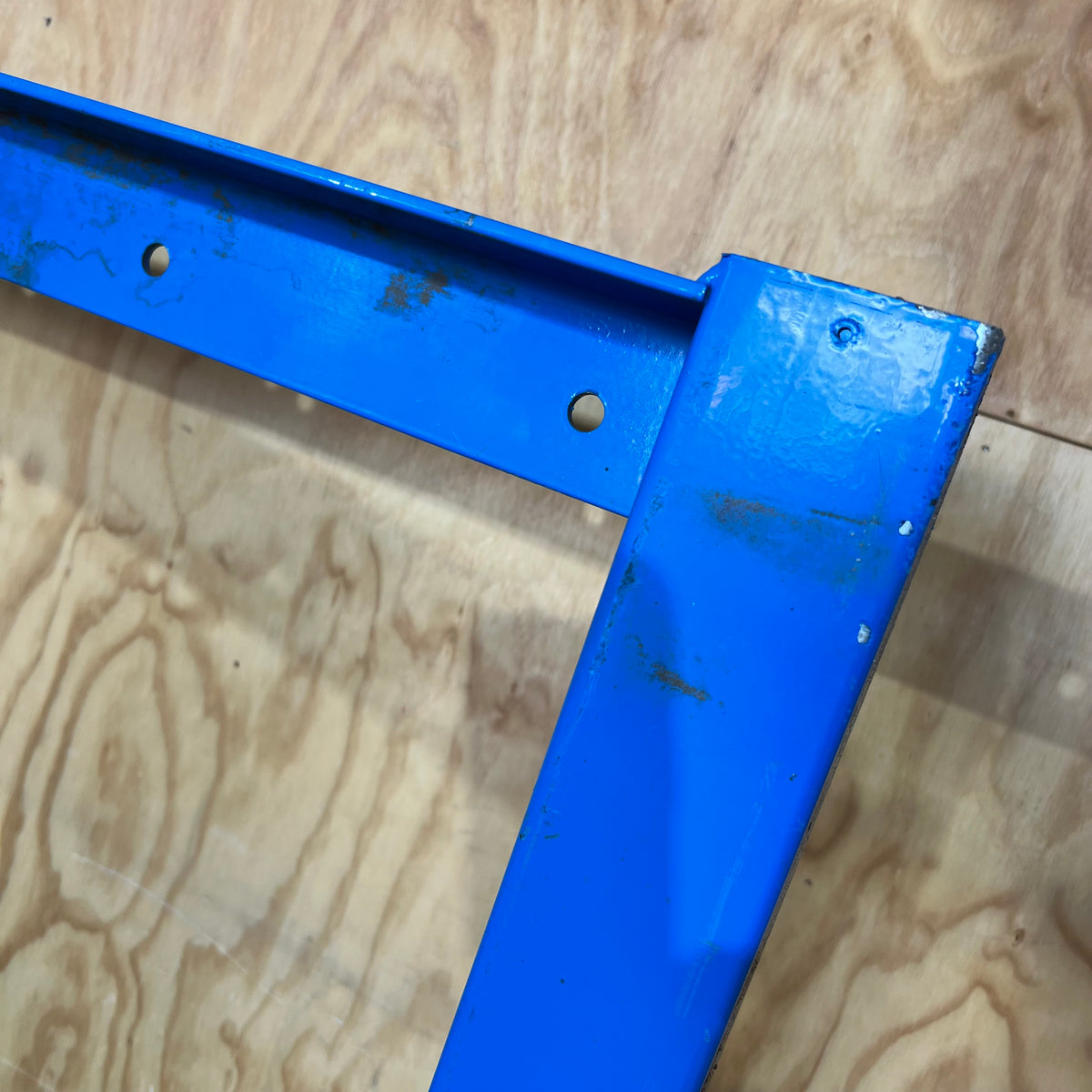 Set of Blue Metal Playground Posts