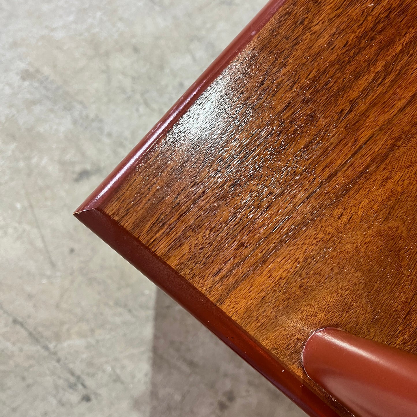 Modern Timber Veneer Credenza with Hutch