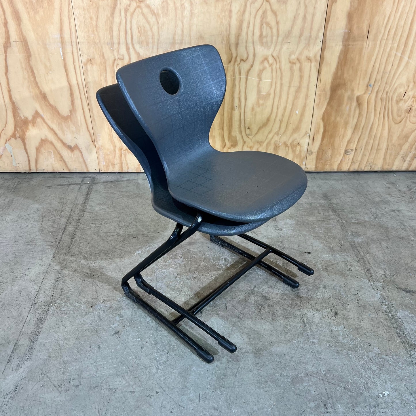Charcoal PantoSwing Cantilever Student Chair