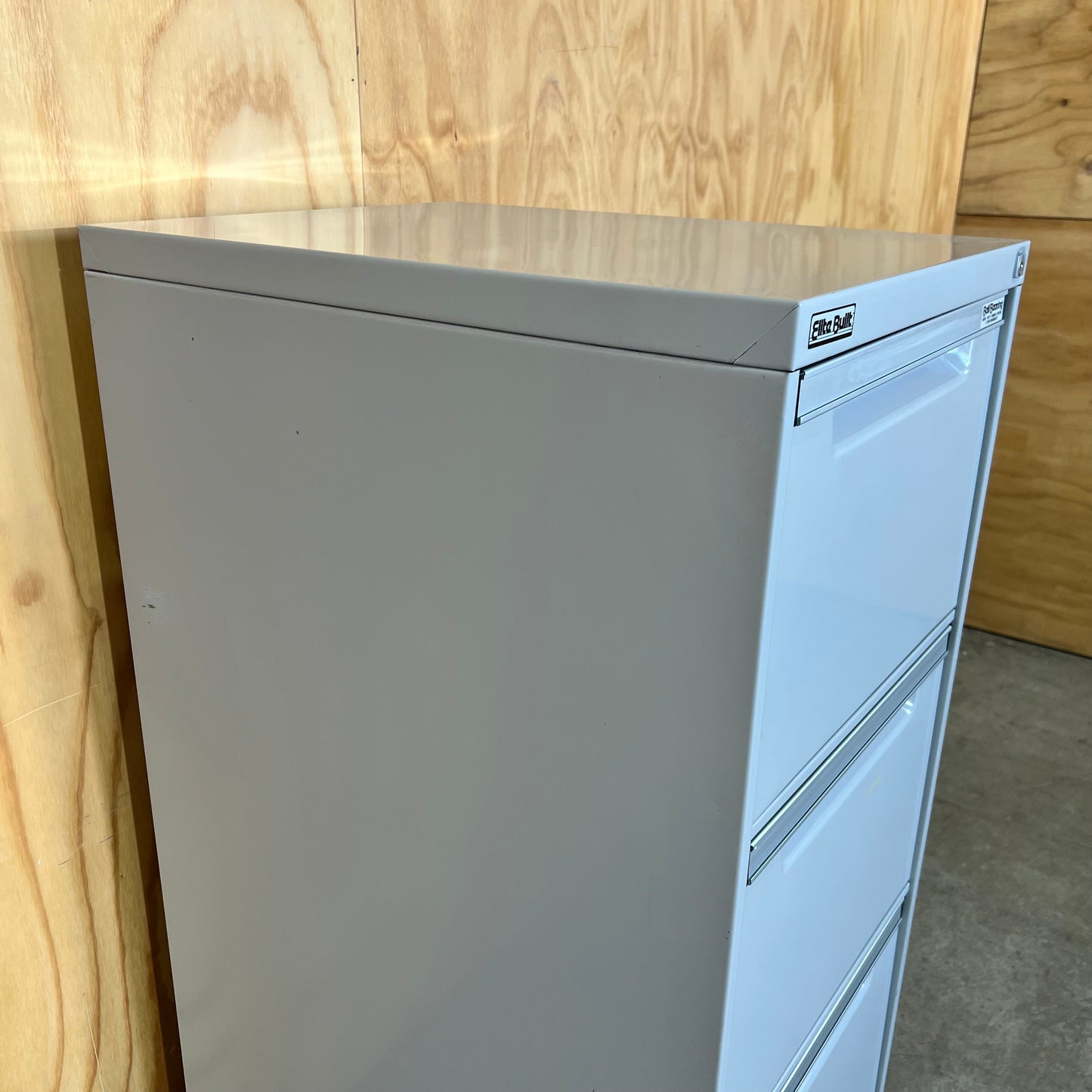 Light Grey Metal Filing Cabinet