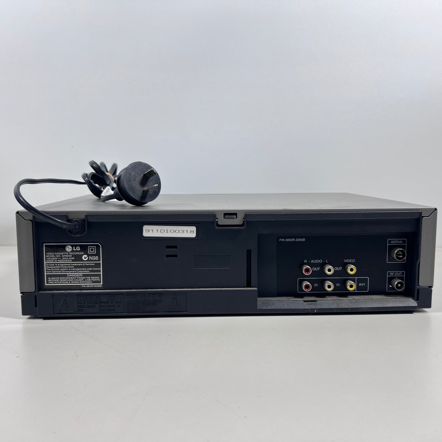 LG AF993W VCR 6-HEAD