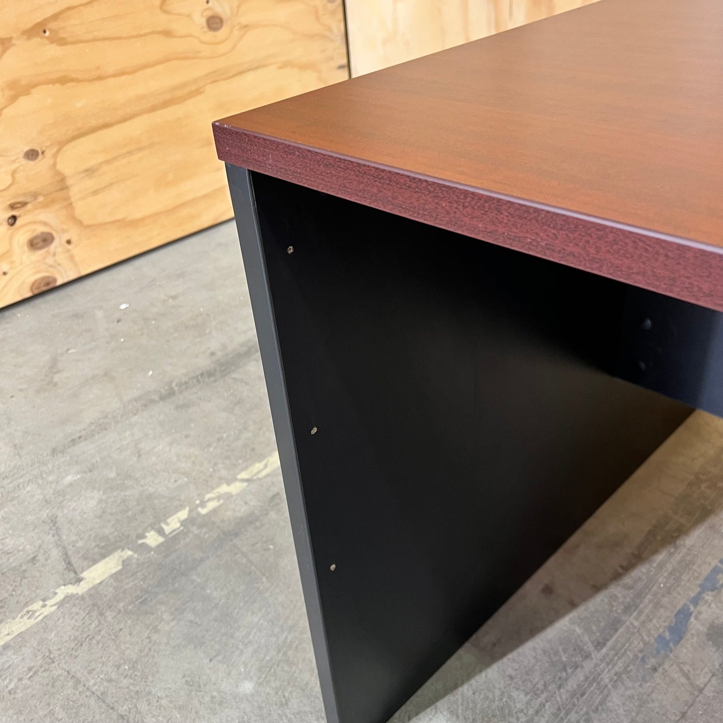 Timber and Slate Laminate Desk - Large