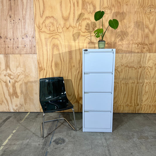Mercury Light Grey Metal Filing Cabinet