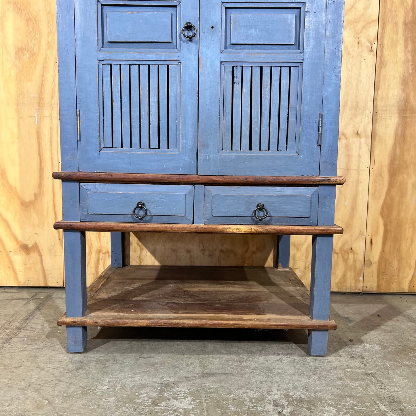 Blue Teak Cabinet