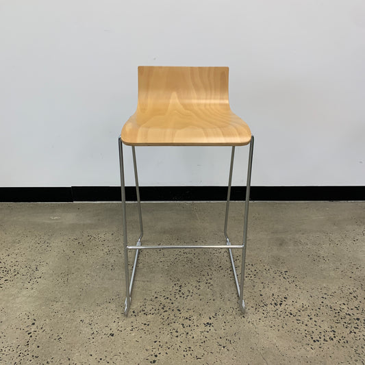 Workspace Quadra Sled Stool Wooden