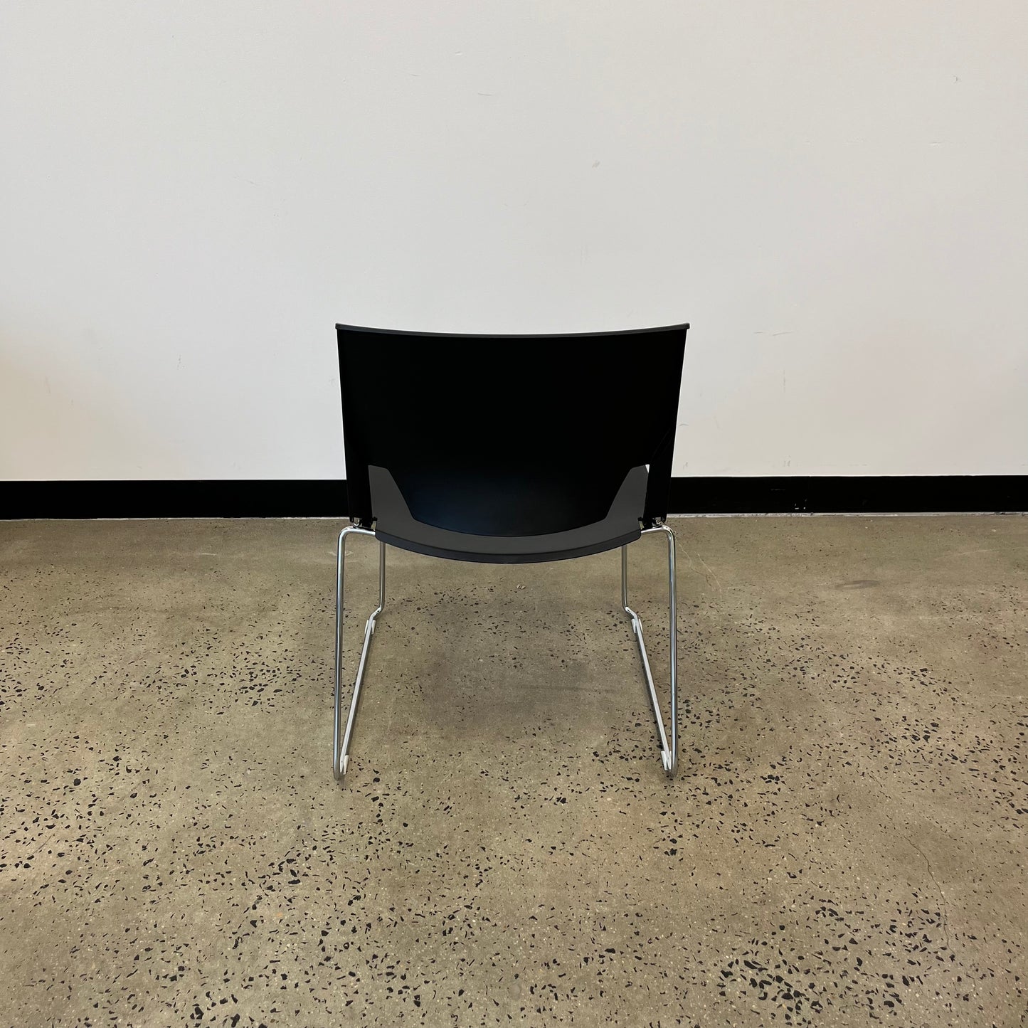 Haworth Very Wire Black Sled Chair