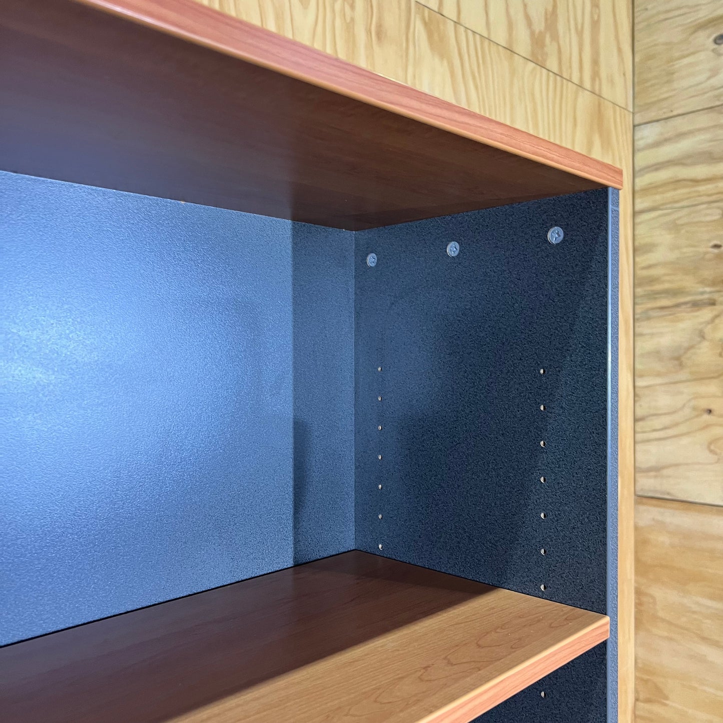 Timber and Slate Laminate Bookshelf