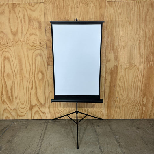 Photography white backdrop with stand (retractable) by Backdrop Source