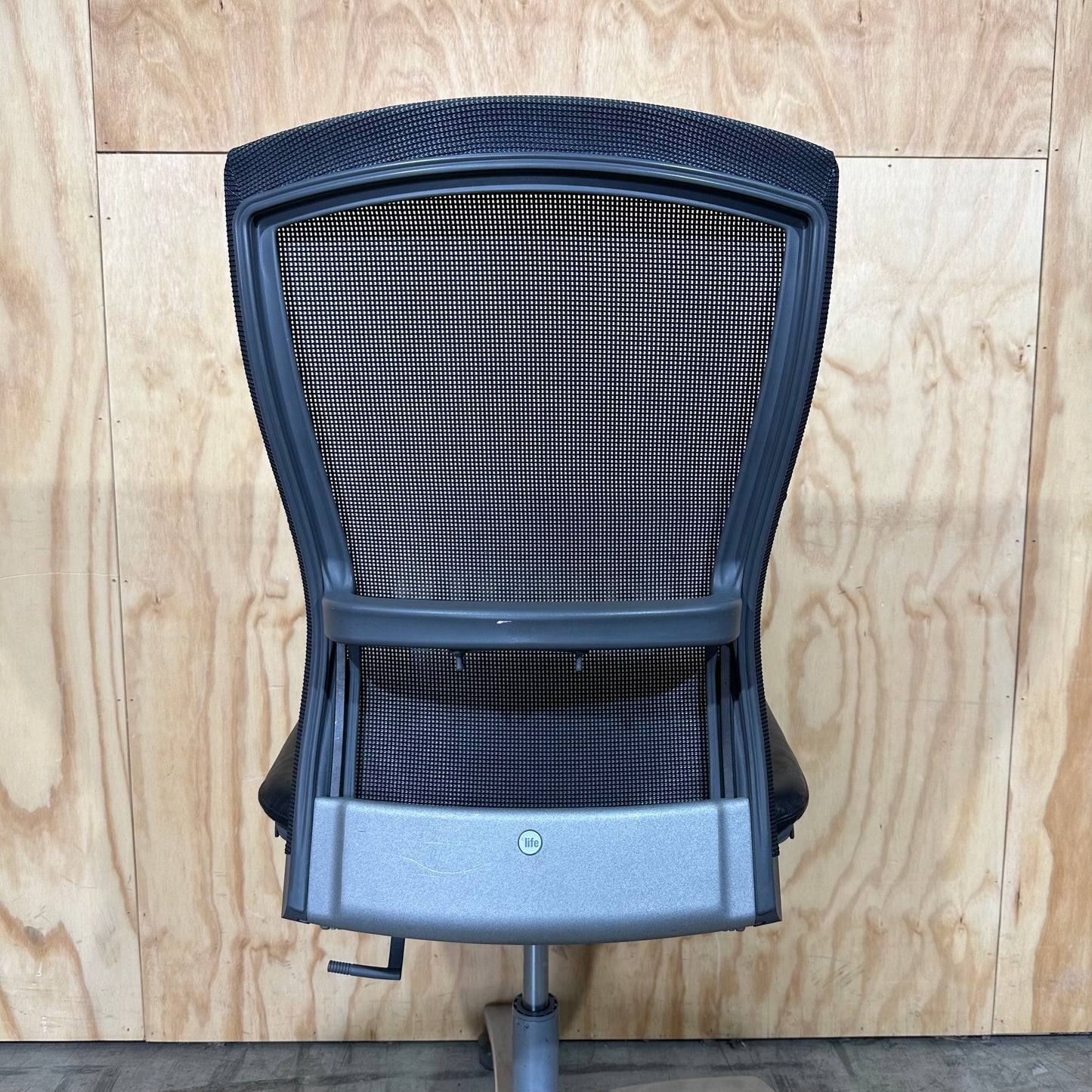 Life Chair by Formway Leather Seat with mesh back