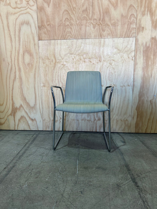 BULK BUY: Upholstered Visitor Chair on Chrome Frame