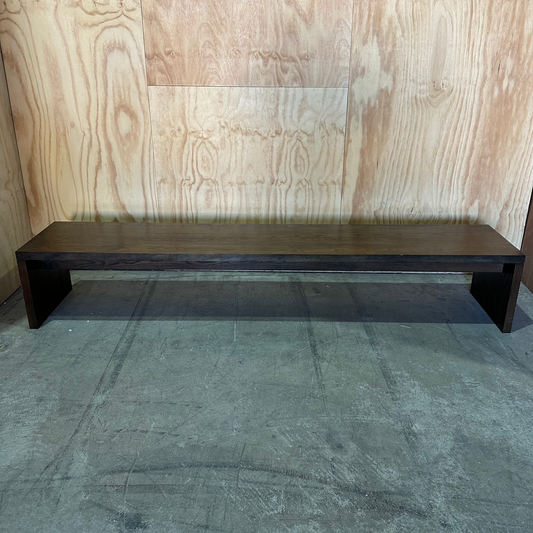 Long Wooden Bench/Minimalist TV unit