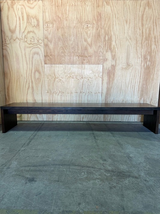 Long Wooden Bench/Minimalist TV unit