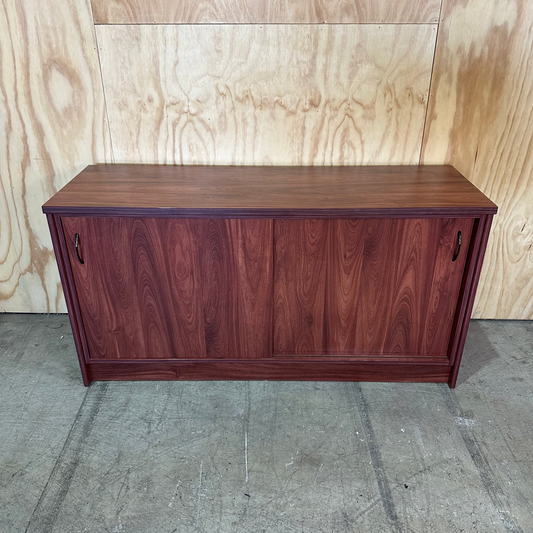 Custom Timber Sideboard with Sliding Doors