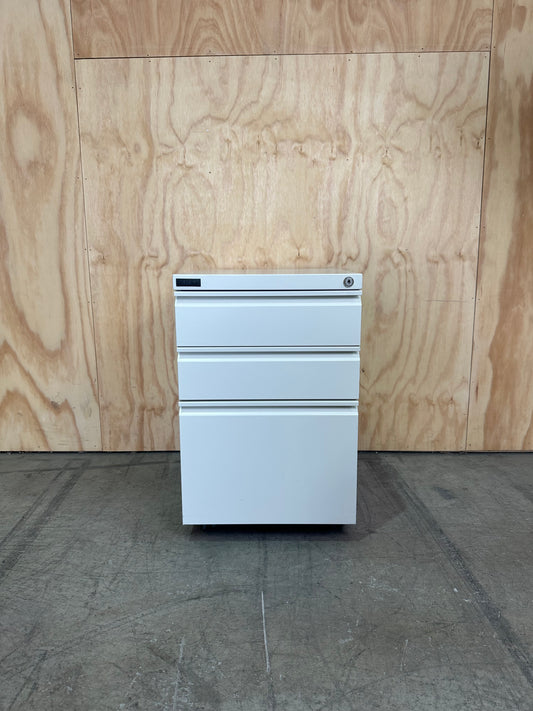 Schiavello Narrow Pedestal in Off-White