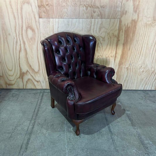 Dunhill Chesterfield Prince of Wales wingback chair