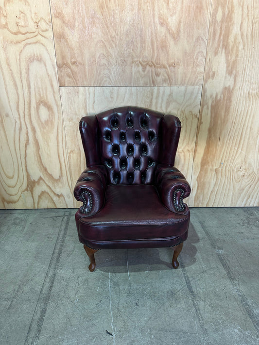 Dunhill Chesterfield Prince of Wales wingback chair