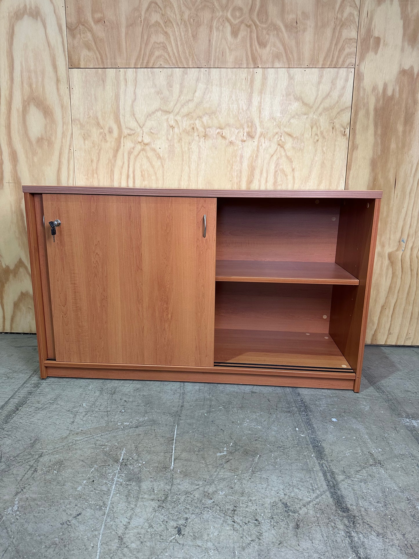 Timber Veneer Buffet Unit with Keys