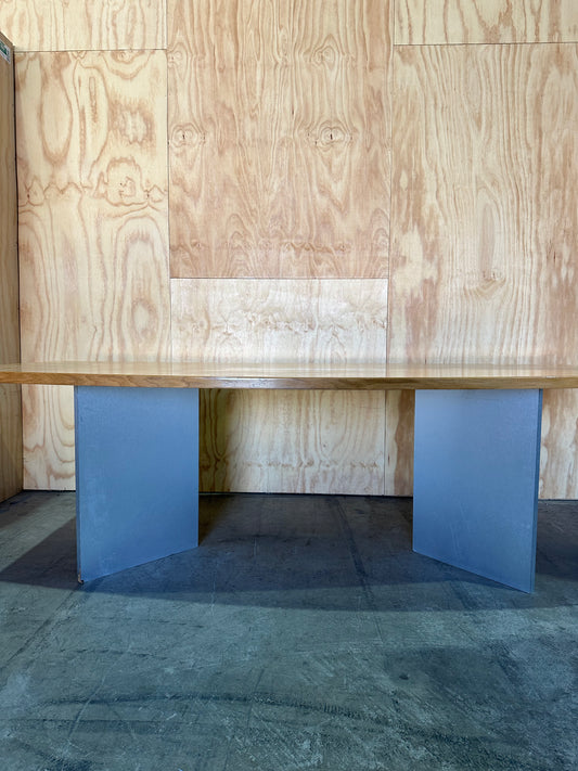 Boardroom table with cable management inlay