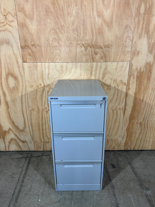Elitebuilt Grey Filing Cabinet with key