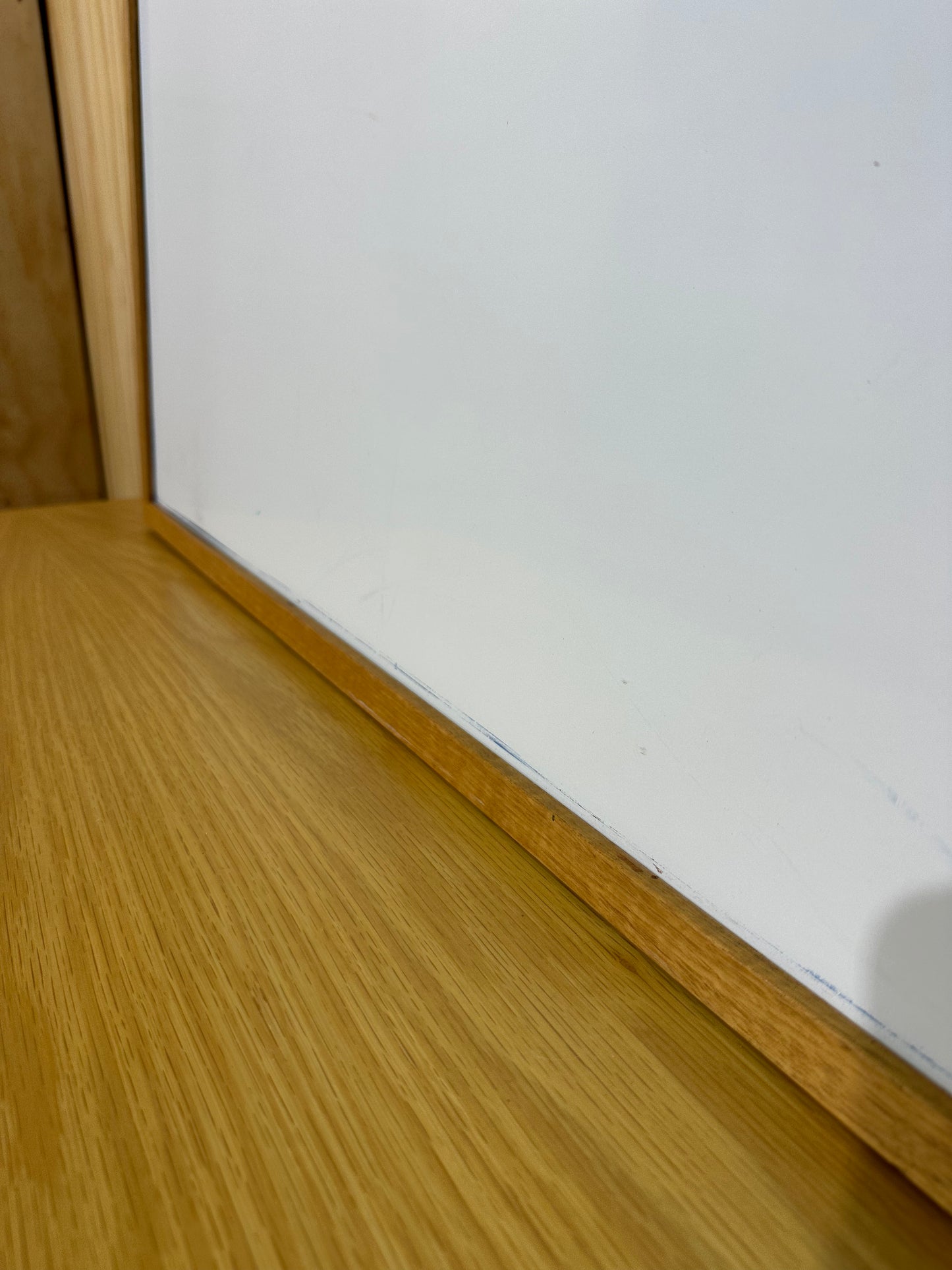 Whiteboard with wooden frame