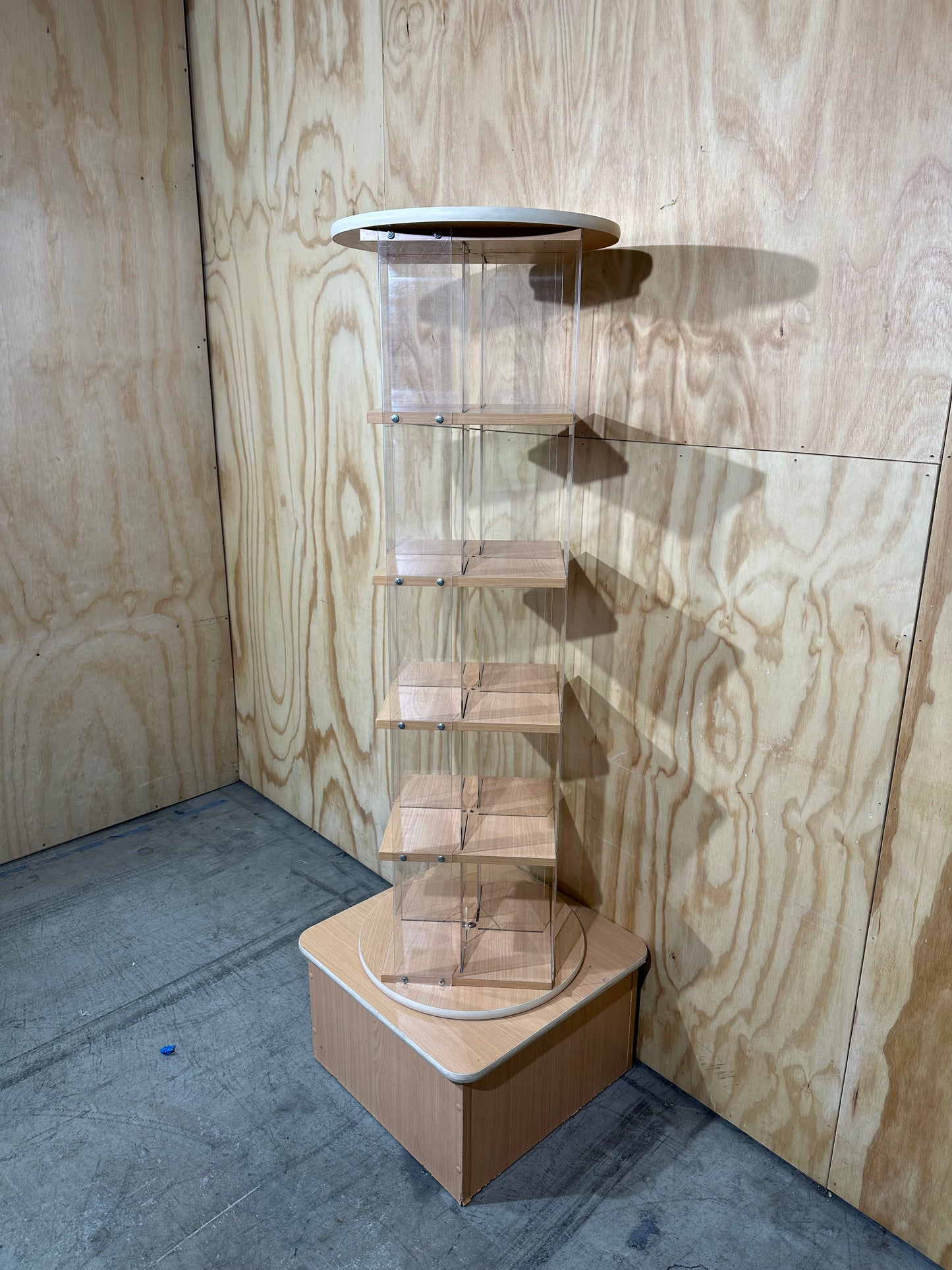 Timber veneer Display rotunda